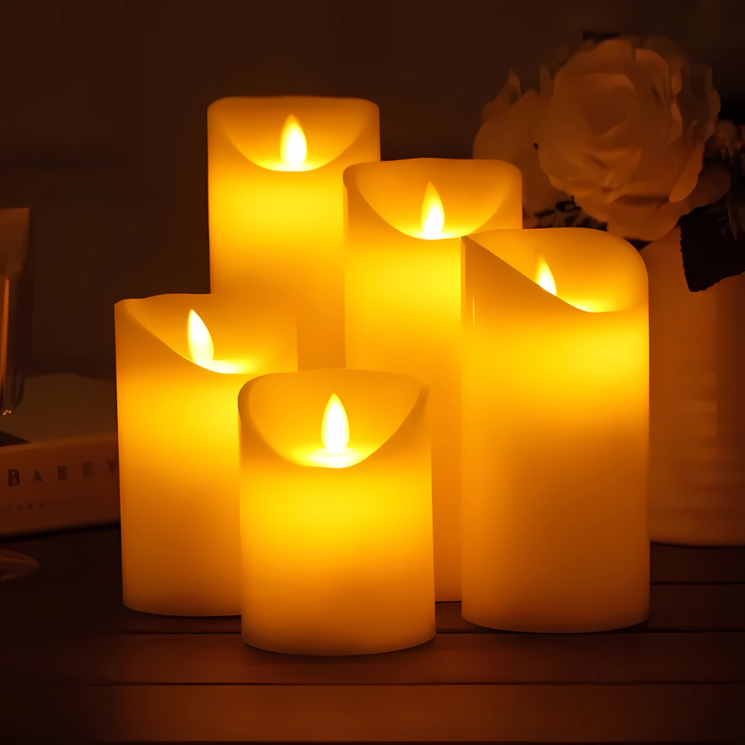 LED Flameless Flickering Decorative Candles