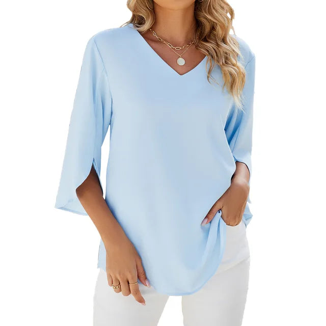 Sylis | Effortles Style V-Neck Blouse