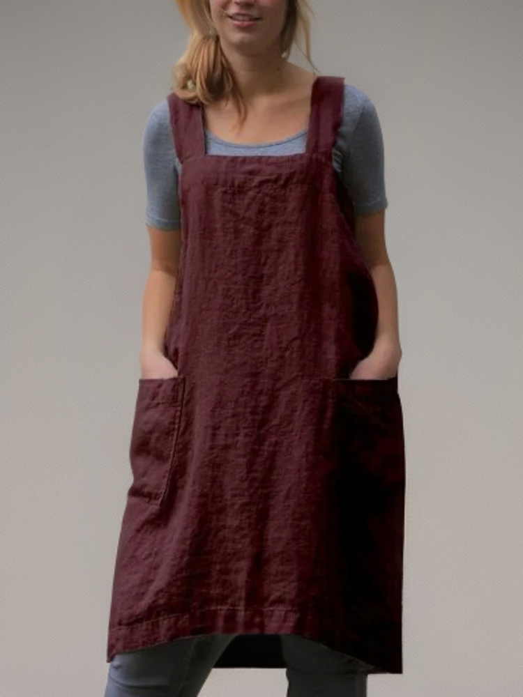 Sylis | Simple apron with cross back straps