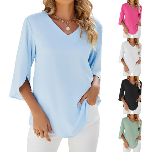 Sylis | Effortles Style V-Neck Blouse