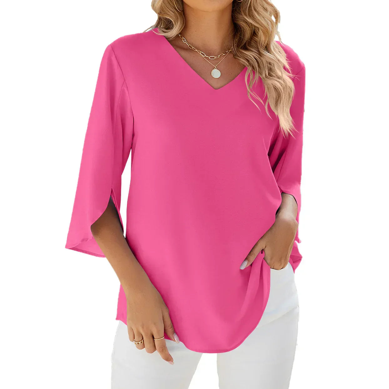 Sylis | Effortles Style V-Neck Blouse