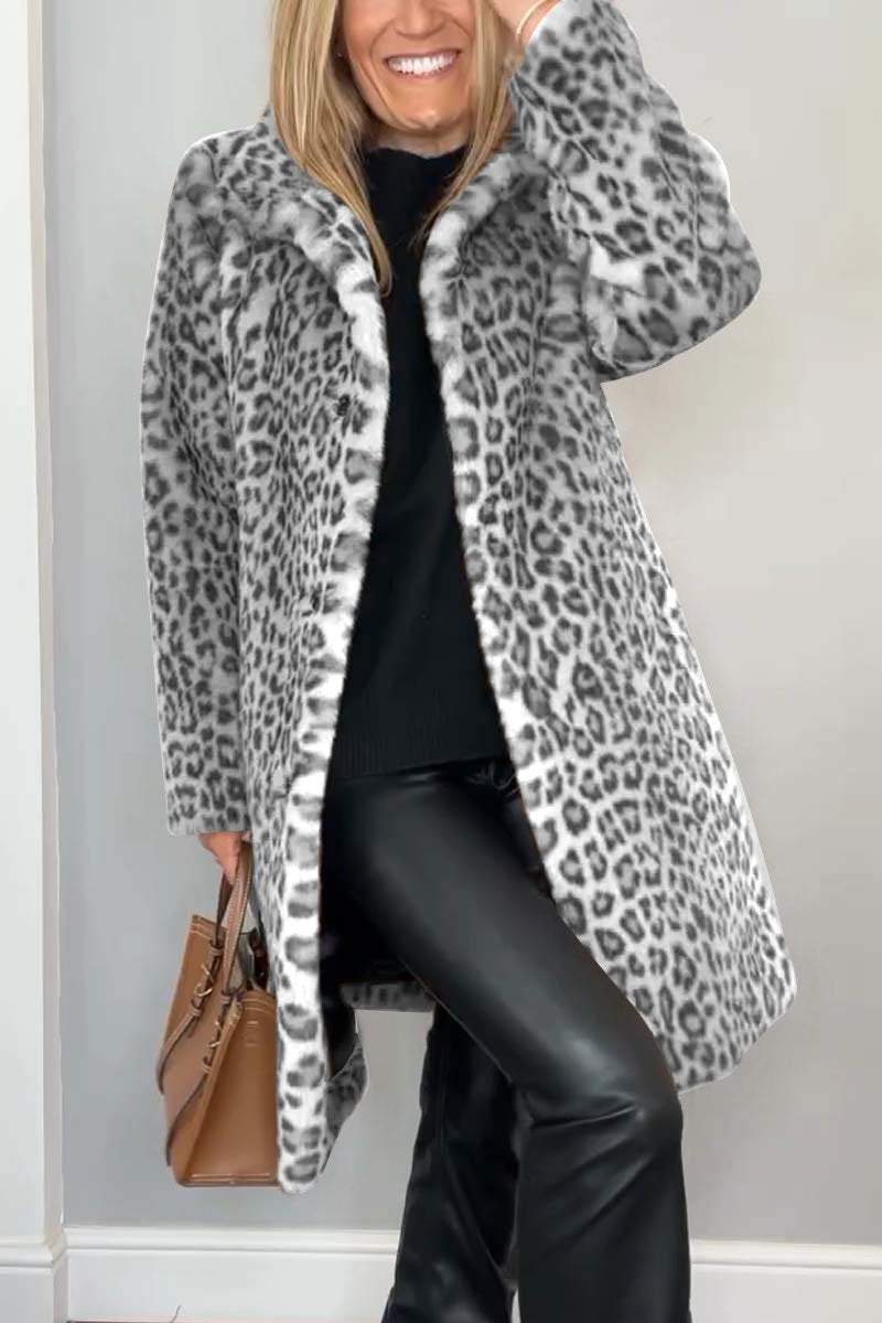 Sylis | Leopard Print Coat