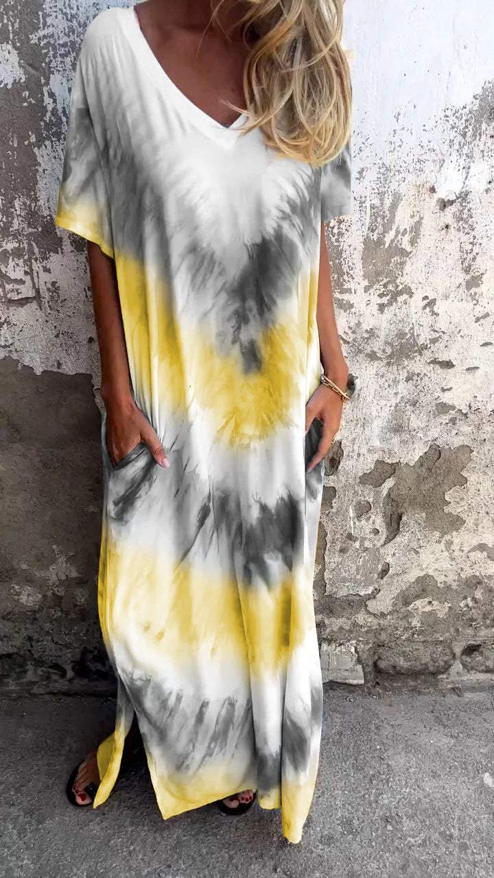 Sylis | Comfortable Tie-dye Maxi Dress