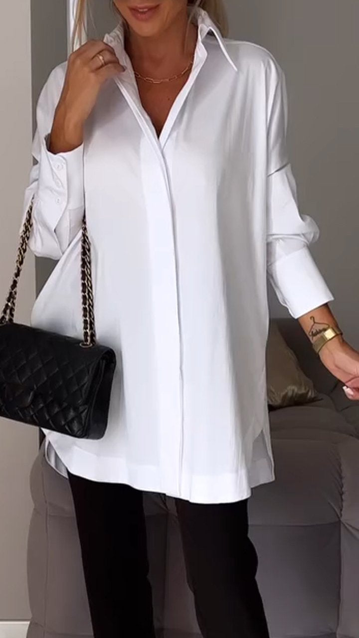 Sylis | Sophisticated Lapel Shirt for Women