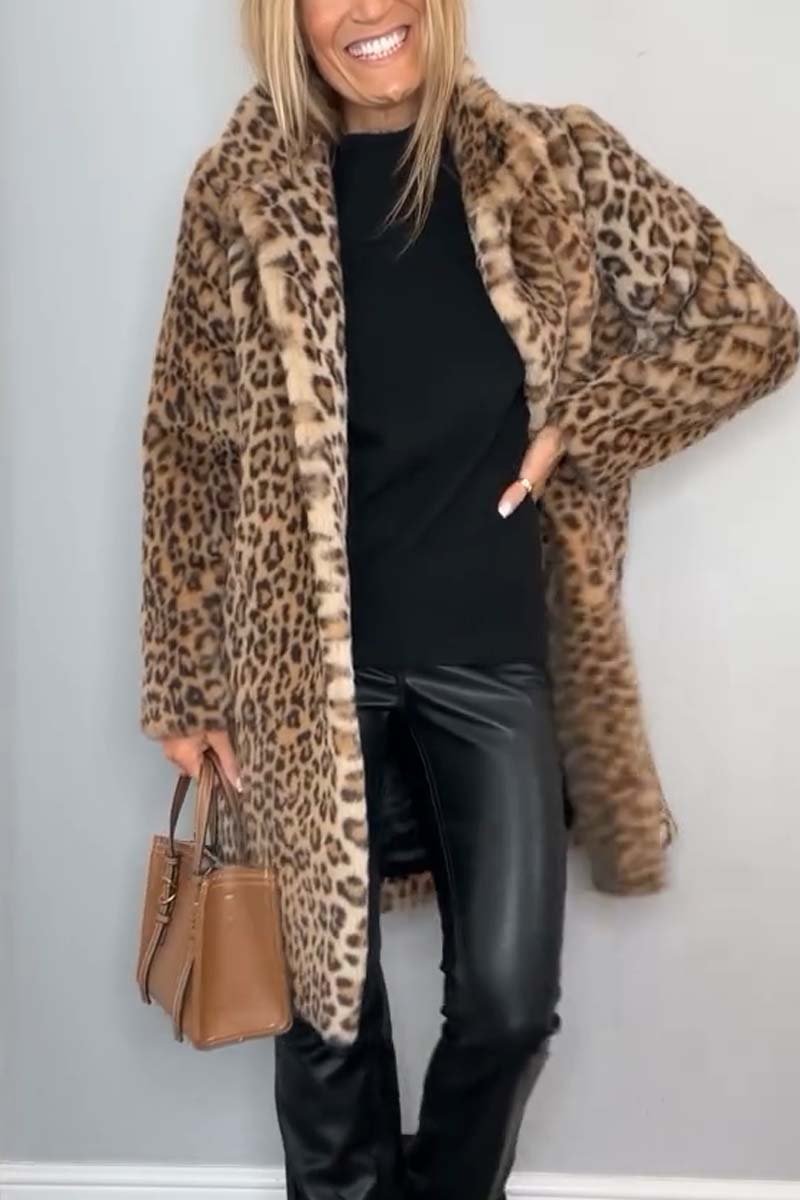 Sylis | Leopard Print Coat