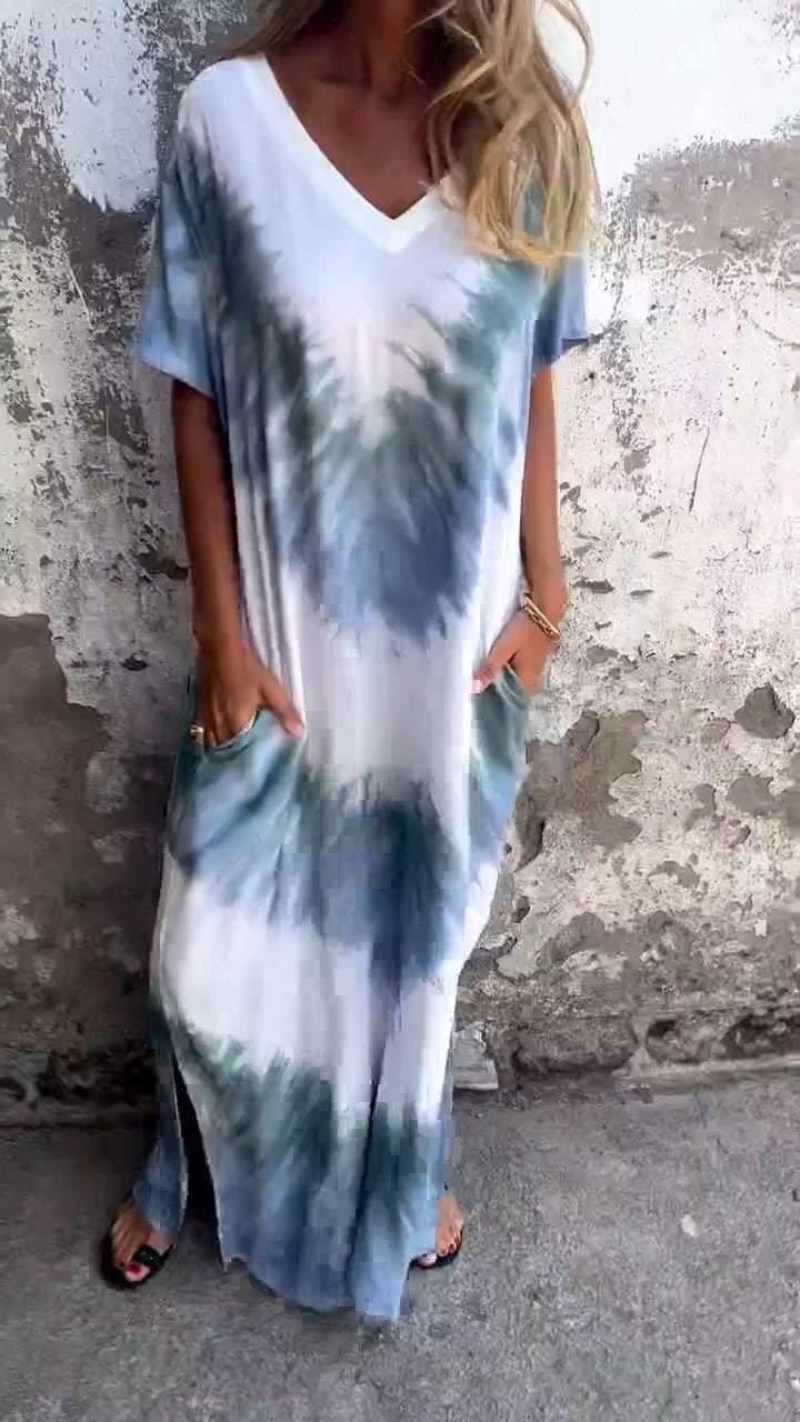 Sylis | Comfortable Tie-dye Maxi Dress