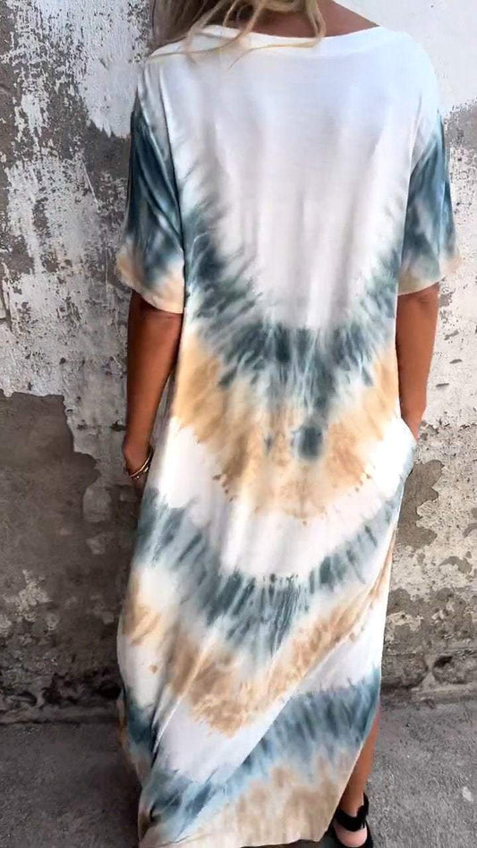 Sylis | Comfortable Tie-dye Maxi Dress