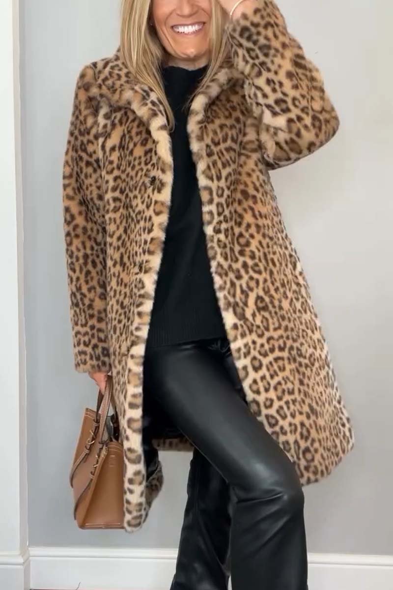 Sylis | Leopard Print Coat