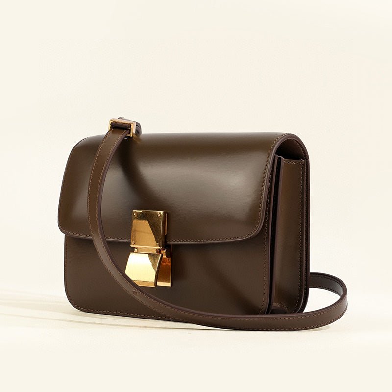 Sylis-Mode Classic Flap Box Shoulder Bag