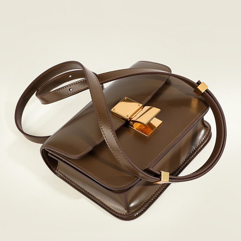 Sylis-Mode Classic Flap Box Shoulder Bag