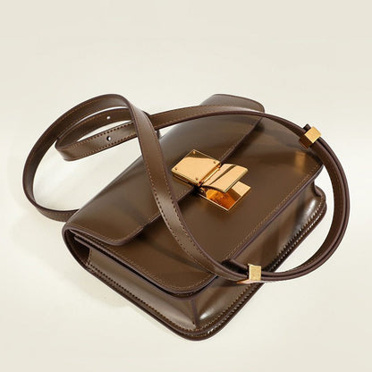 Sylis-Mode Classic Flap Box Shoulder Bag