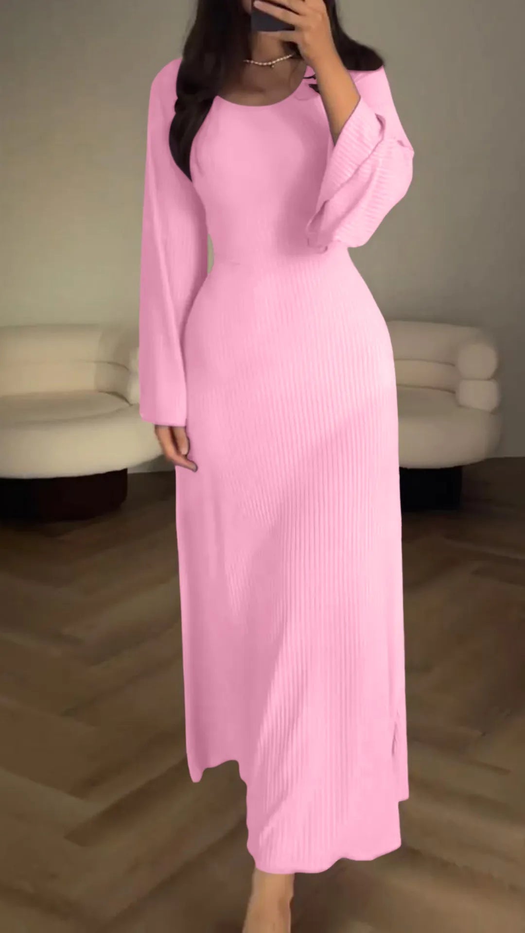 Sylis | Chic-Style Long-Sleeve Dress