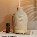 shaped ultrasonic aroma diffuser – Elegant aroma diffuser with soothing LED lighting