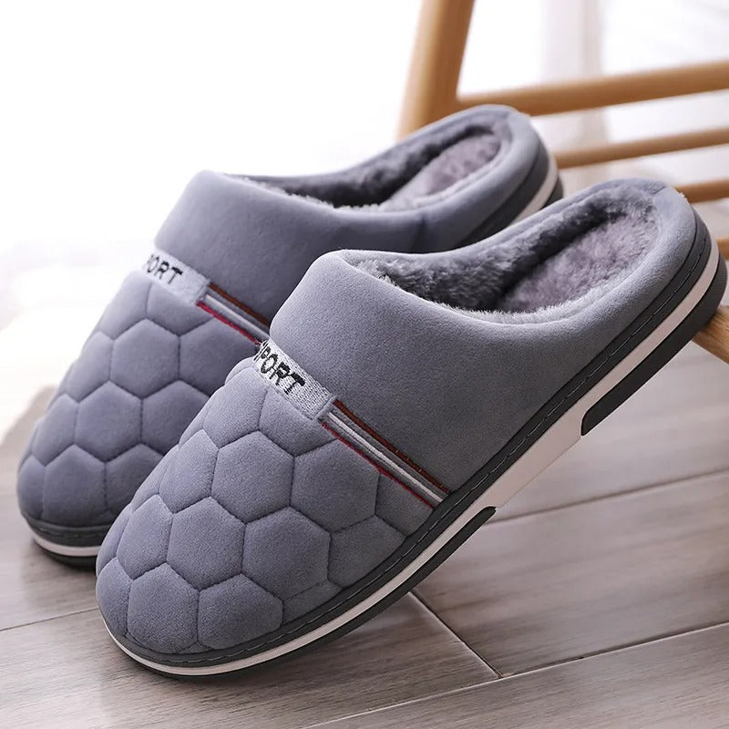 Sylis-Mode - Comfortable winter indoor shoes with thick soles for men
