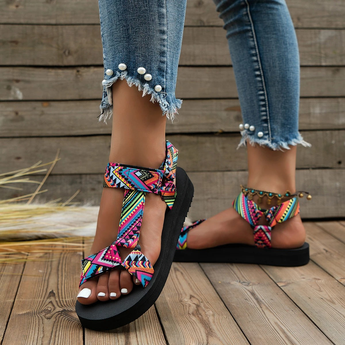 Sylis | Women's Boho Style Beach Sandals