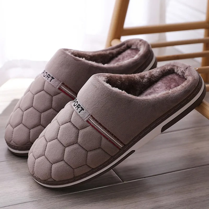 Sylis-Mode - Comfortable winter indoor shoes with thick soles for men