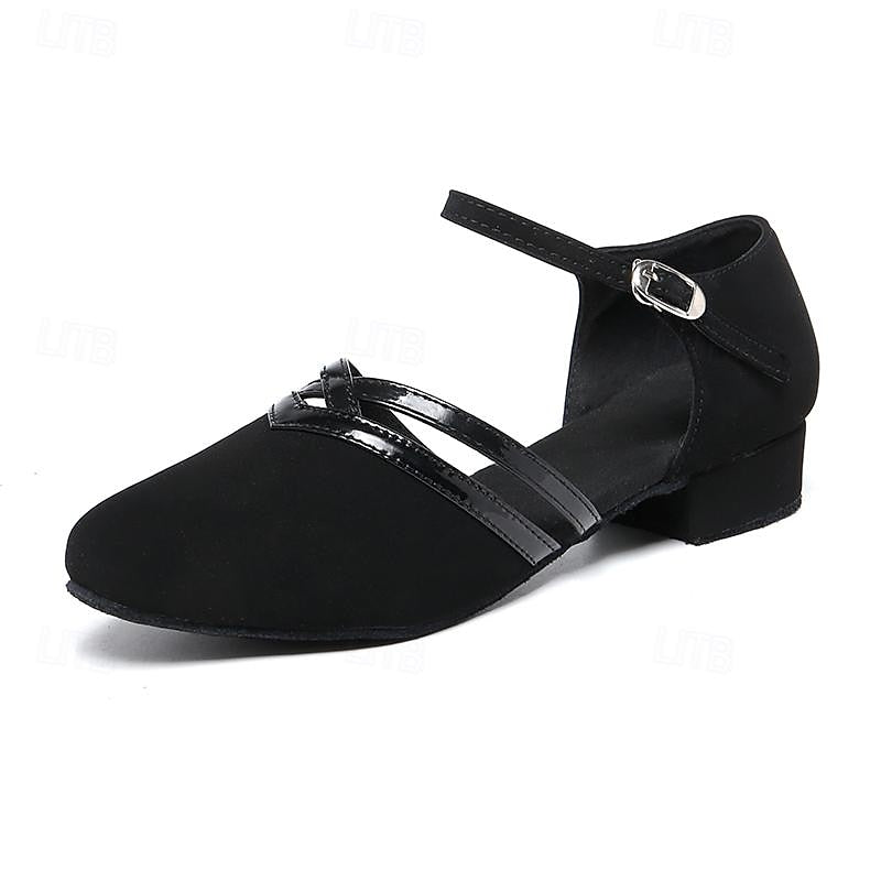 Sylis-Mode | Modern dance shoes for women black high-quality suede