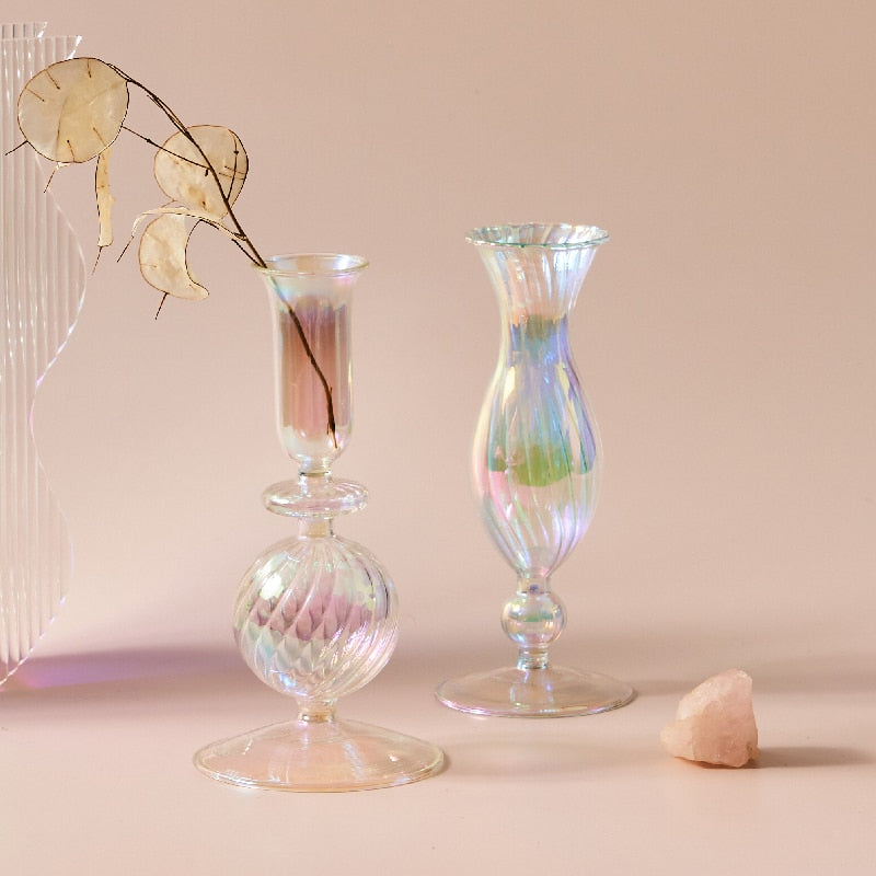 Pearly Glass - Candle Holder