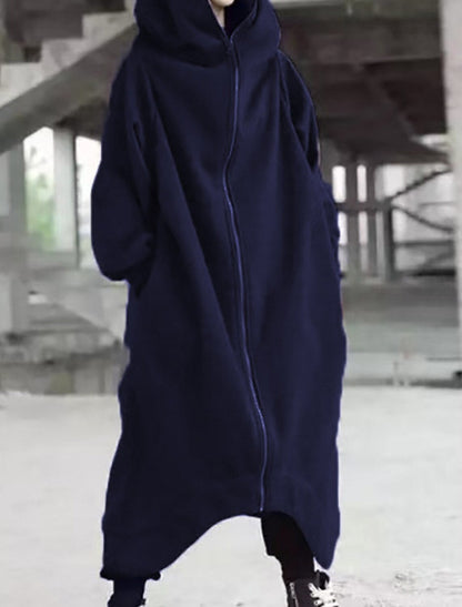 Sylis-Mode | Elegance Versatile Long Coat With Hood