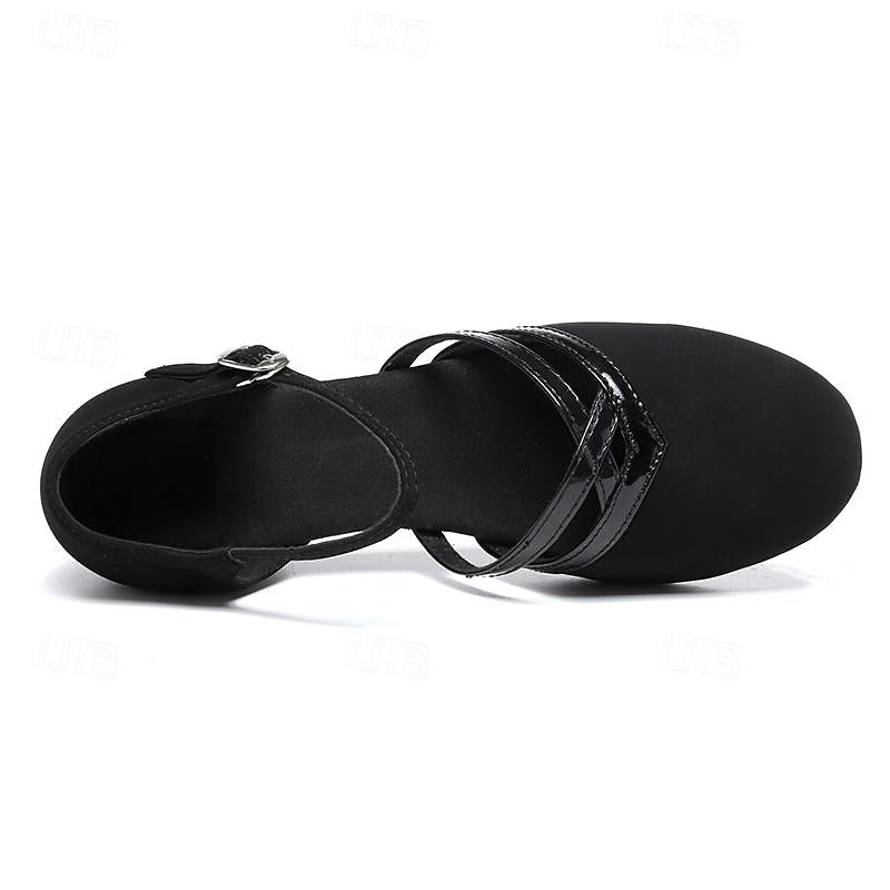 Sylis-Mode | Modern dance shoes for women black high-quality suede