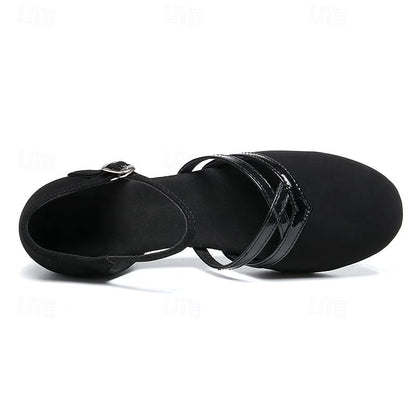 Sylis-Mode | Modern dance shoes for women black high-quality suede