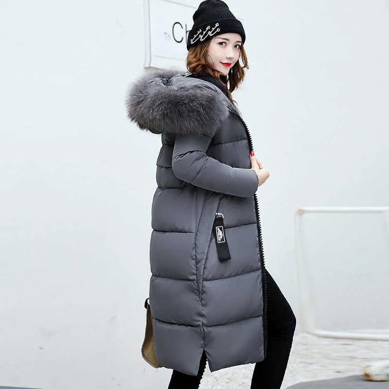 Sylis long with fur collar