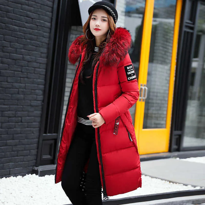 Sylis | Long coat with fur collar