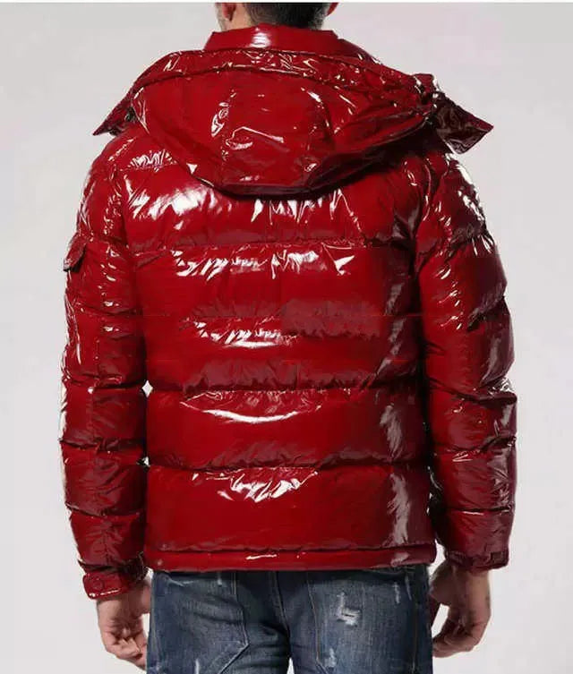 Sylis-Mode - Shiny Men’s Puffer Jacket