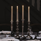 LED Wax Flickering Taper Candle Set