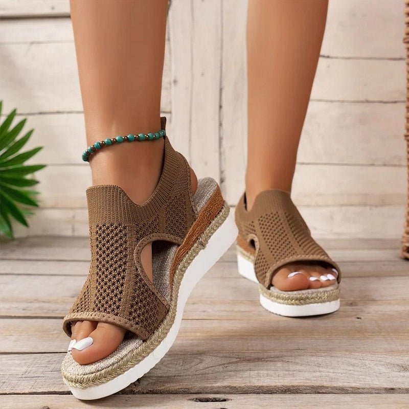 Sylis - Comfortable Orthopedic Wedge Beach Sandals