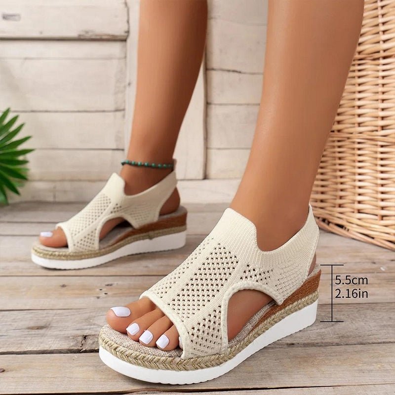 Sylis - Comfortable Orthopedic Wedge Beach Sandals