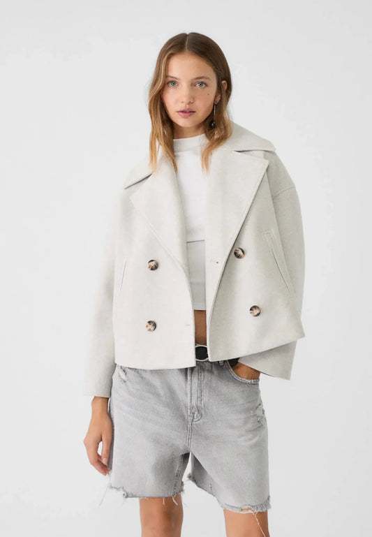 Sylis-Mode | Jacket Short Double-Breasted Chic Outerwear