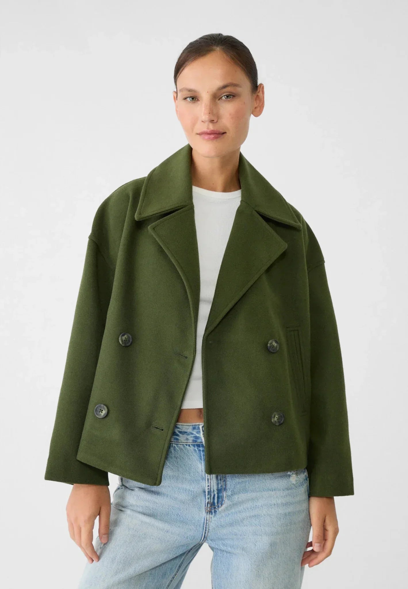 Sylis-Mode | Jacket Short Double-Breasted Chic Outerwear