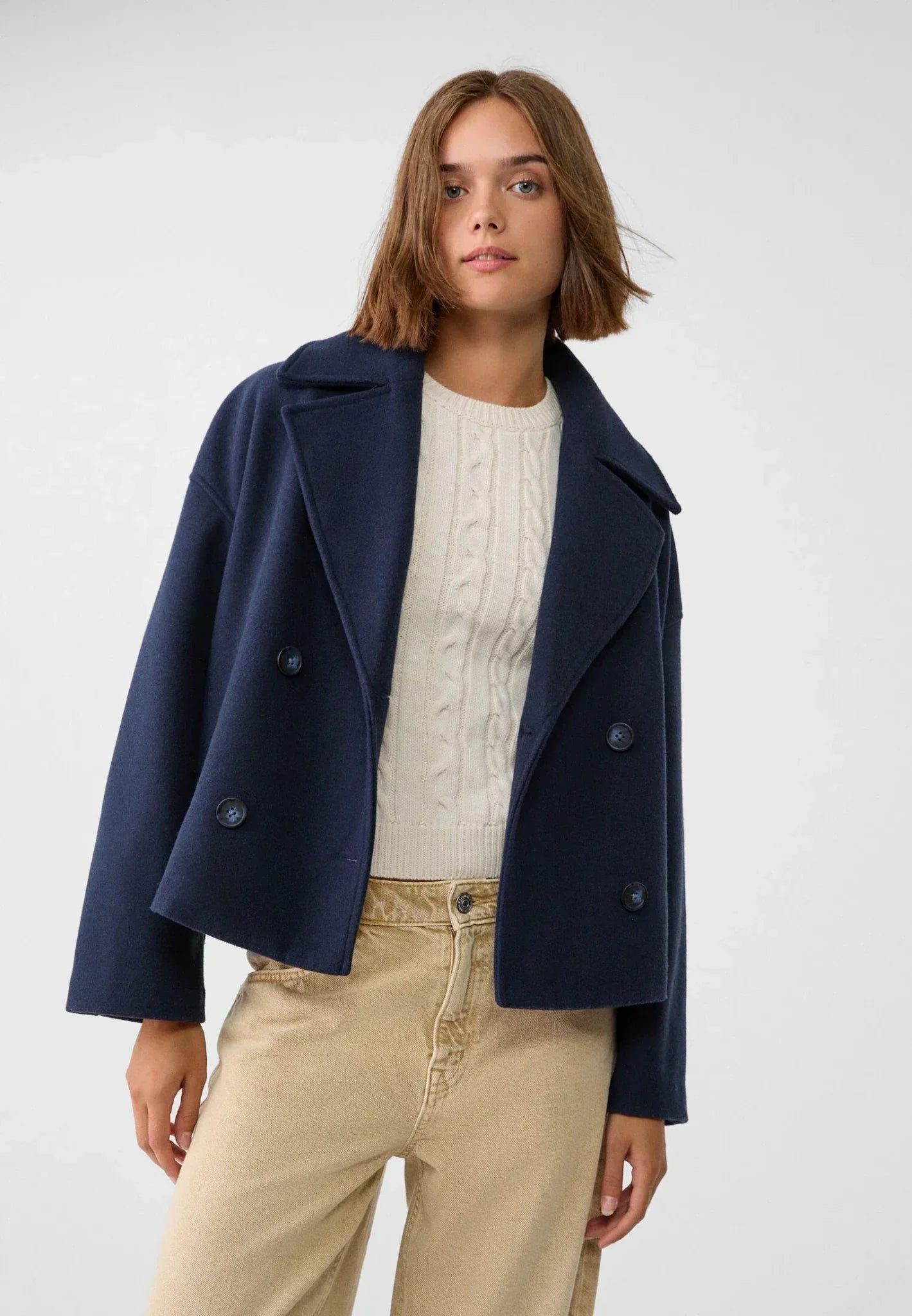 Sylis-Mode | Jacket Short Double-Breasted Chic Outerwear