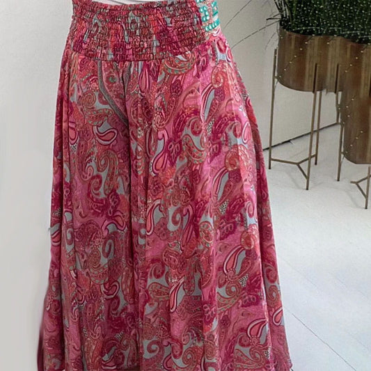 Sylis | Women Ethnic Print Skirt Trousers