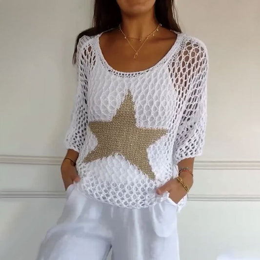 Sylis | Starry Knit Top