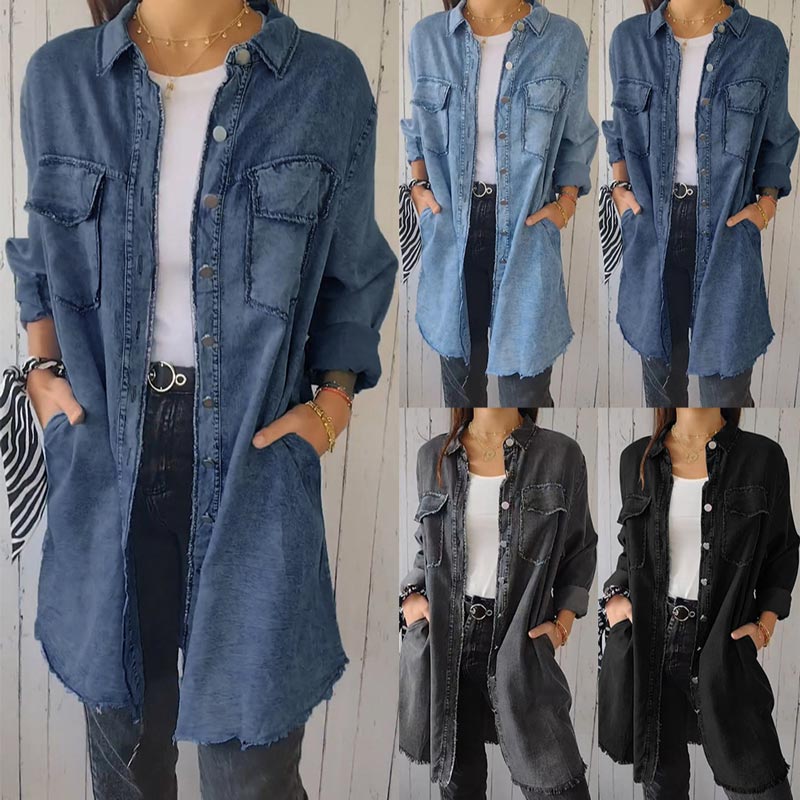 Sylis | Oversized Denim Shirt