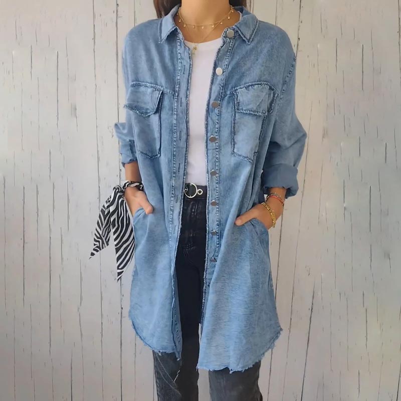 Sylis | Oversized Denim Shirt