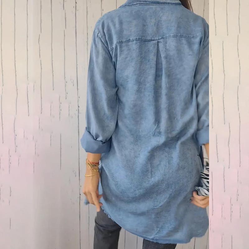 Sylis | Oversized Denim Shirt