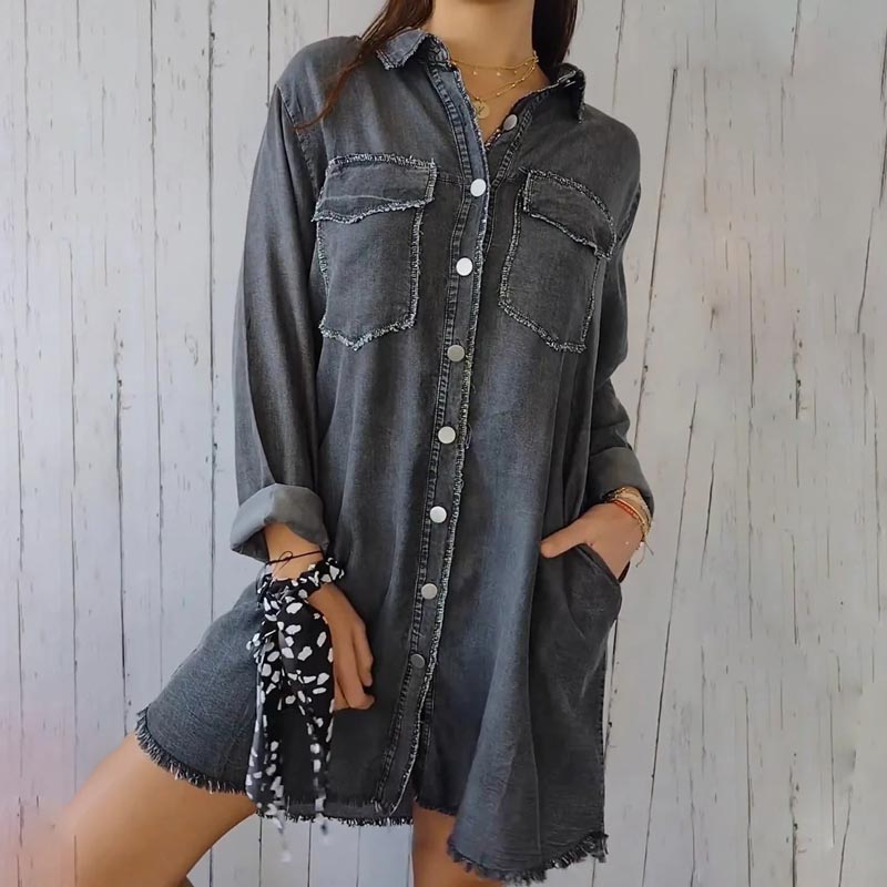 Sylis | Oversized Denim Shirt