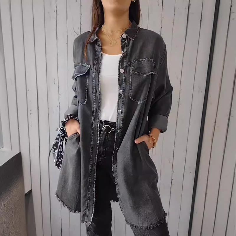 Sylis | Oversized Denim Shirt