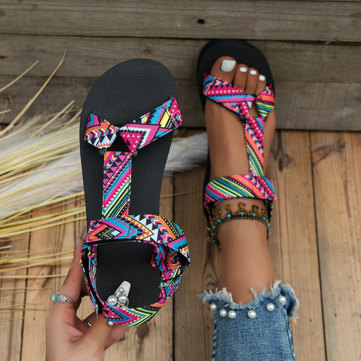 Sylis | Women's Boho Style Beach Sandals