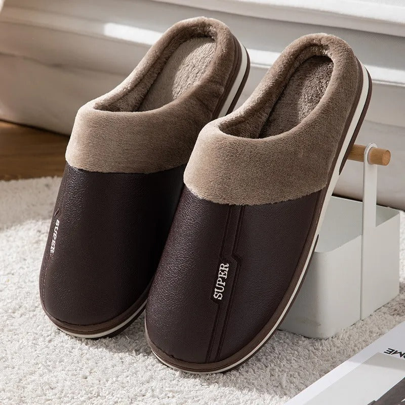 Sylis-Mode - Comfortable winter indoor shoes with thick soles for men