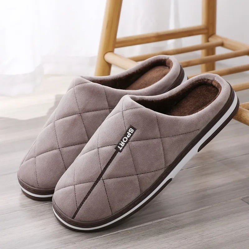 Sylis-Mode - Comfortable winter indoor shoes with thick soles for men