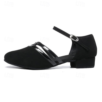 Sylis-Mode | Modern dance shoes for women black high-quality suede