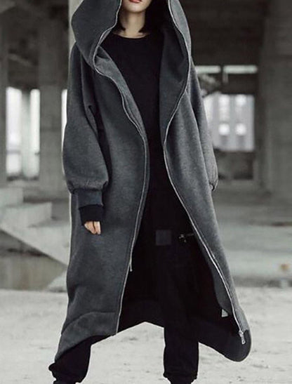 Sylis-Mode | Elegance Versatile Long Coat With Hood