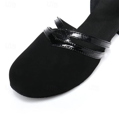 Sylis-Mode | Modern dance shoes for women black high-quality suede